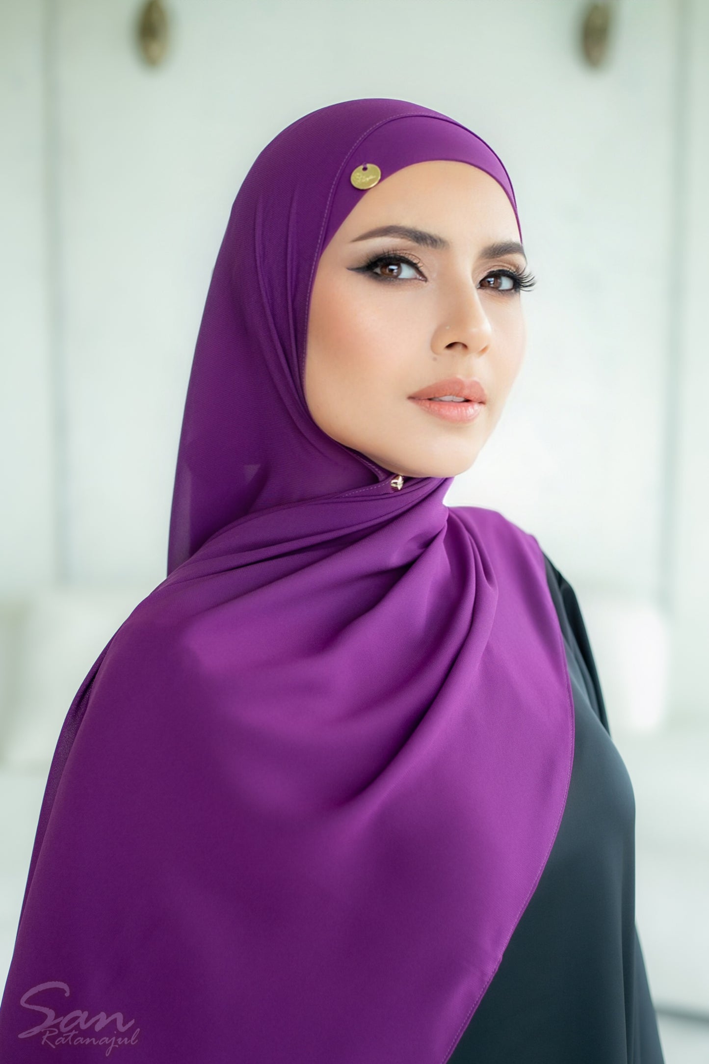 ZINZOLIN ~ Sakinah: Chiffon Matching Hijab Set