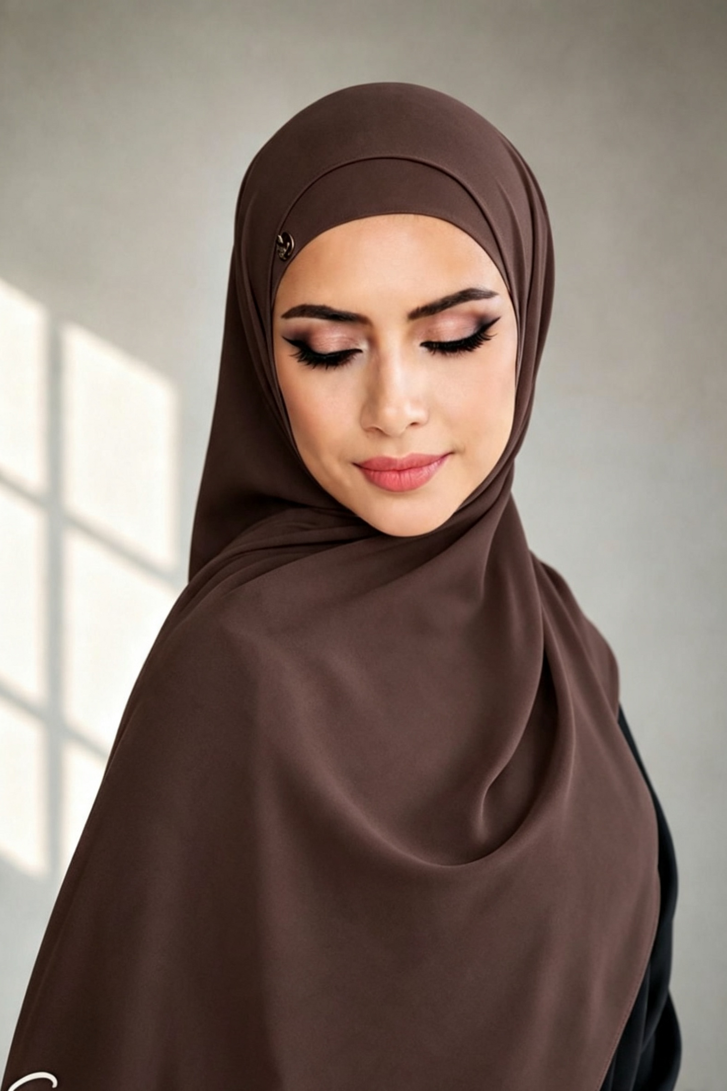 COFFEE BEEN ~ Sakinah: Chiffon Matching Hijab Set