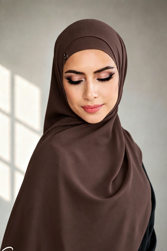 COFFEE BEEN ~ Sakinah: Chiffon Matching Hijab Set