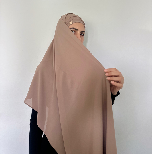 FAWN ~ Sakinah: Chiffon Matching Hijab Set