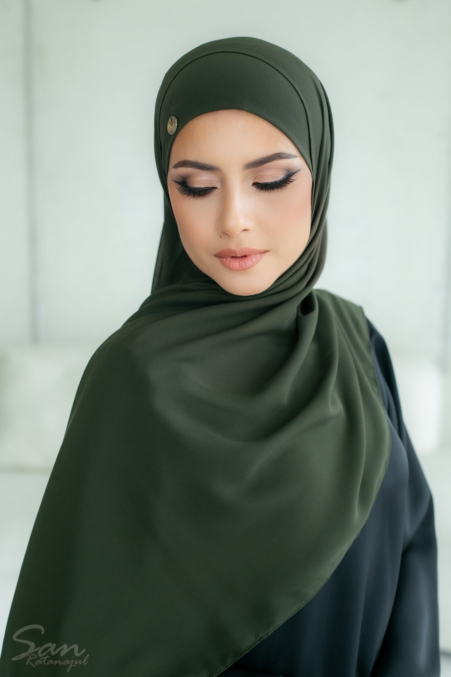 KIASO ~ Sakinah: Chiffon Matching Hijab Set